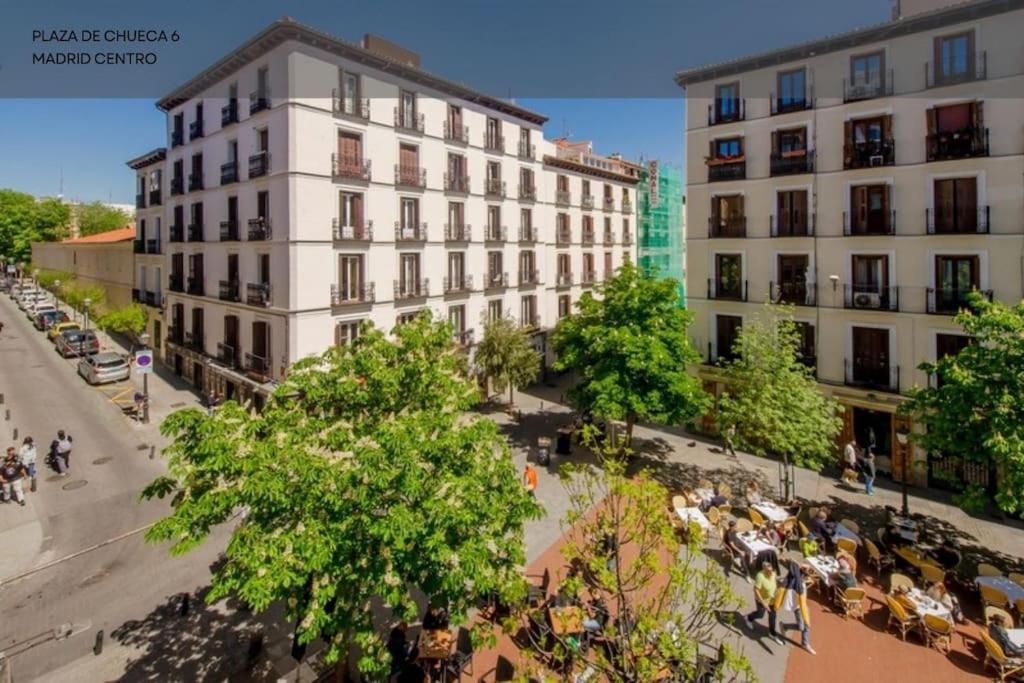 Super Cool Apt Para 4Pax En Plaza De Chueca Madrid Luaran gambar